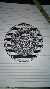 Stripes Mandala Black And White Mandala Striped Art Art Appreciation