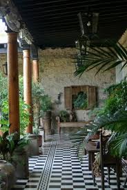 Black And White Patio Floor Pinterest Top 30 Sunrooms Outdoor Living Porches And Loggias Spanish Style Homes Outdoor Rooms Outdoor Living