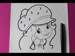 Strawberry shortcake, the licensed character from american greetings, makes an excellent subject for kid's coloring free & easy to print strawberry shortcake coloring pages. How To Draw Strawberry Shortcake Easy Drawing Tutorial Youtube