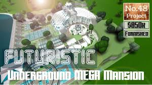 This post features photo galleries of today's mega mansions. Roblox Bloxburg Futuristic Underground Mega Mansion Speedbuild Part 1 Youtube