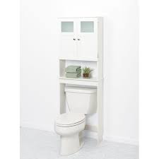 Maybe you would like to learn more about one of these? Zenna Home Over The Toilet Bathroom Storage Spacesaver With 2 Door Cabinet And Glass Windows White Walmart Com Walmart Com