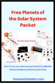 Free Planets Of The Solar System Worksheets Free Set Of Worksheets About The Planets Of Our Solar Sy Solar System Worksheets Solar System Lessons Solar System