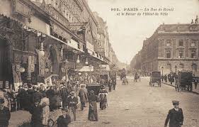 Rue De Rivoli Paris 1e 4e La Rue De Rivoli Et Le Bazar De L Hotel De Ville Vers 1900 Vieux Paris Paris France Paris
