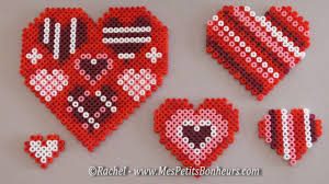 .imprimer, pixel art facile, coloriage pixel, dessin.pokemon from the generation series. Modeles De Coeurs En Perles Hama Pour Une Jolie Suspension A Offrir