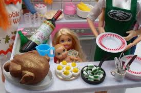 Check out francie, ken and skipper. Diy Barbie Blog Barbie S Thanksgiving Buffet Diorama