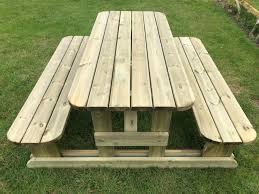 Is there a green product available in picnic tables? Rutland 8 Seater Picnic Table Commercial Grade Walk In Picnic Bench Benchmark Picnic Tables