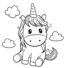 Einhörner auf einem regenbogen, fliegen, kawaii, realistisch. 1001 Ideen Fur Ausmalbilder Einhorn Fur Kinder