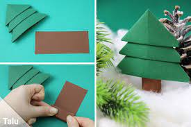 Dann nur noch aussägen, abschleifen, bohren und leimen. Tannenbaum Basteln Aus Papier Anleitung Und Ideen Talu De