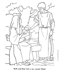 10 minutes materials for activity a copy of story, ruth and naomi optional: Ruth And Boaz Bible Coloring Page To Print 037