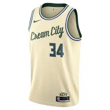 Blau, creme, gelb, grün, lila, schwarz, weiß, weiss. Giannis Antetokounmpo Bucks City Edition Nba Trikots Weiss Nike Av4652 280 L Basketballdirekt De