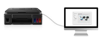 The easiest and old method to on your canon printer, insert the one end of the usb cable into a usb port, which is located on the connection panel. Canon Printer Setup Install New App Drivers From Canon Support