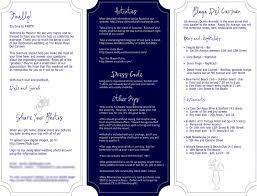 Example Destination Wedding Welcome Brochure Wedding Welcome Bags Wedding Welcome Letters Wedding Welcome