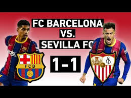 8:00pm, sunday 4th october 2020. Barcelona Vs Sevilla 1 1 Araujo Impresses And Griezmann Struggles La Liga Match Review Fc Barcelona Live News