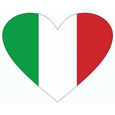 C'est un symbole de la vierge marie. Sticker Drapeau Italie En Forme De Coeur Etiquette Autocollant