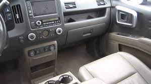 There are a few hard plastics near the dash, but that's common in pickups. 2008 Honda Ridgeline White Stock 14120p Interior Youtube
