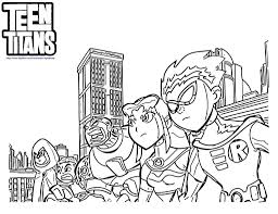 Some of the printables may be more challenging and require better focus for your teen kids. Teen Titans Heroes Colouring Image