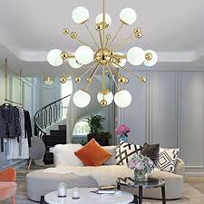 This is our main midcentury dining room design gallery where you can browse many. Chandelier Lighting Golden Modern Pendant Lighting Gold Mid Century Ceiling Light Fixture For Dining Room Bed Room Kitchen Room Light 12 Light Buy Online In Guernsey At Guernsey Desertcart Com Productid 69448671
