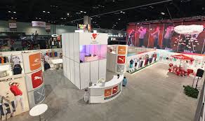Cobra Puma Golf Exhibit Trade Show Flooring Event Company Trade Show Exhibit