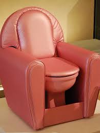 recliner toilet furniture weird inventions toilet chair