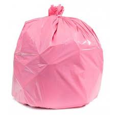 33 Gallon Pink Trash Bags 1 5 Mil 33 X39 W33pnk15 In 2020 Trash Bag Trash Bags Pink