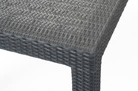Rattan garden furniture dining sets are stylish, sturdy, and yet lightweight so that they can easily be moved or put away. Granville Rattan Garden Dining Table Bau Outdoors