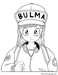 Discover all our printable coloring pages for adults to print. Dragon Ball Girl Bulma Coloring Page Coloring Pages Printable