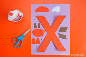Letter X Craft Fox Letter X Crafts Letter A Crafts Abc Crafts