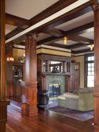 Craftsman Style Home Interiors Home Home Designs Natural Craftsman Style House Det Craftsman Style Homes Craftsman Living Rooms Craftsman Interior Design
