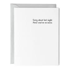 Of course you want to look fabulous at your wedding, but damn, have you seen the prices of wedding dresses these days? About Last Night Card Paper Source