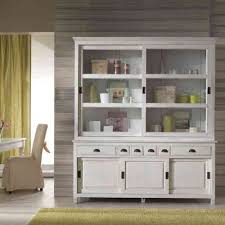 Delicato ,particolare con schienale a specchio che illumina e. Vetrina Credenza Bianca Shabby Teak Etnico Outlet Mobili Etnici