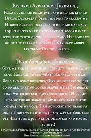 Archangel Jeremiel Prayer Of Divine Purpose Archangel Prayers Archangels Angel Prayers