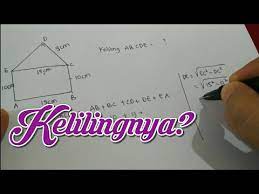 Pada dasarnya cara menghitung atau rumus keliling dan luas persegii sama dengan cara menghitung luas persegi panjang. Keliling Gabungan Persegi Panjang Dan Segitiga Siku Siku Youtube