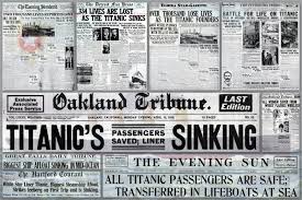In today's news roundup, belarus forces a plane to land in order to arrest a reporter, soldiers in mali remove government leaders for the second time in nine months, and an airplane pilot in australia falls asleep for 40 minutes while flying. Titanic Newspaper Front Pages With The First Stories Of The Disaster On April 15 1912 Click Americana