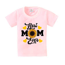 Buy Mom T-Shirt for Boy's and Girl's T-Shirt Toddler Boys Mother's Day T- Shirts Short Sleeve Top Kids Clothes Baby Boy T-Shirts My Mother with  Sunflower Online at desertcartINDIA