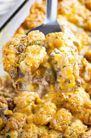 Place one layer of tator tots over the casserole. Best Ever Tater Tot Casserole The Salty Marshmallow