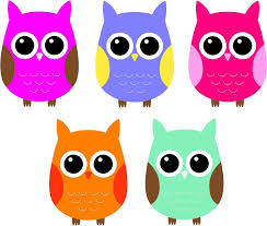 Set Of 5 Full Color Owls Vinyl Wall Decal By Yourvinylanswer Owl Coloring Pages Owl Pictures To Color Coloring Pages For Kids