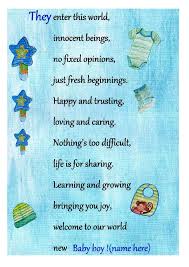 A Personalised Poem For That Special New Baby Boy Printed On A4 Canvas Paper Ebay Congratulations Baby Boy Congratulations Baby Baby Boy Poems