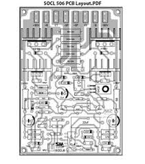 Let us first see the circuit schematic below. Power Amplifier Socl506 Driver Pcb Layout Power Amplifiers Audio Amplifier Circuit Diagram