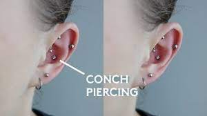 My Conch Piercing Experience Pain Cleaning Healing Youtube