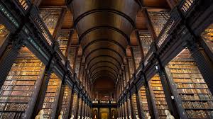 Biblioteka Dublinskogo Triniti Kolledzha Samaya Bolshaya Biblioteka Irlandii Trinity College Dublin Trinity College Library Trinity College