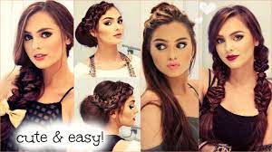 Hey wanderer shows us how to take your locks, loosely braid them, and then wake up with natural, delicate waves for the day. Cute Easy No Heat Hairstyles For Fall 2015 Youtube
