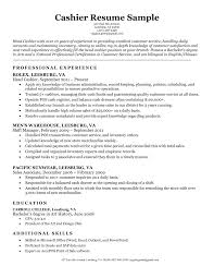 The stellar resumes below demonstrate a wide range of skills.applying the famous less is more principle can prove beneficial for an attractive resume. Cashier Resume Sample Resume Companion