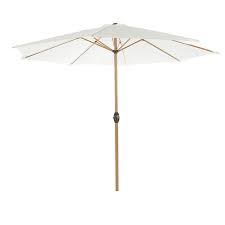 Our garden parasols come in a variety of styles and colour, including cream or grey parasols, to help you shade from the sun.we stock a range of large cantilever garden parasols, replacement canopy, garden umbrella covers and 2m and 3m parasols.pair you garden umbrellas with some parasol base weights that will help keep your parasol windproof. Capraia 3m Bright White Standing Parasol Diy At B Q
