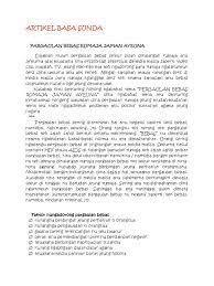 Awalnya kepikiran, sudah pernah posting tentang artikel bahasa jawa , kenapa nggak bahasa sunda sekalian ? Artikel Basa Sunda