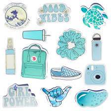 Check spelling or type a new query. Hrayipt Vsco Stickers Water Bottle Stickers Vinyl Cute Aesthetic Waterproof Blue Sticker Pack Vsco Girl Stuff For Teens Kids Buy Online In Romania At Desertcart Ro Productid 168001762