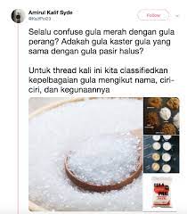 Social media atas permintaan ramai yg suruh akak buat semula sagu gula melaka. Perbezaan Jenis Dan Kegunaan Gula Di Pasaran Yang Anda Perlu Ambil Tahu
