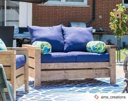 Tangkula 4 piece outdoor furniture, the premium product that is the combination of sturdiness and durability. Modern Outdoor Loveseat From 2x4s And 2x6s Ana White