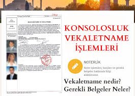 Konsolosluk Vekalet Verme Vekaletname Noter Randevu Alma 2021 Konsolosluk Randevu Alma