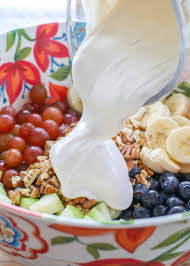 It's really good on rye. Light And Creamy Fruit Salad Barefeet In The Kitchen