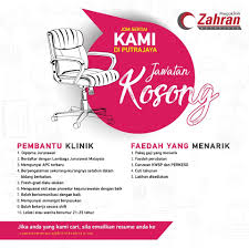 Jobs now available in putrajaya. Jawatan Kosong Di Kumpulan Megaklinik Zahran 24 Jam Facebook